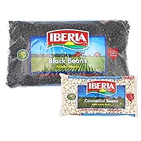 Iberia Black Beans, 4lb. + Iberia Cannellini Beans, 12 Ounce
