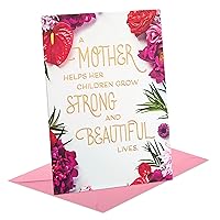 Hallmark Birthday Card for Mom (Hangable or Displayable Decoration, Strong and Beautiful)