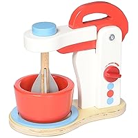 Bigjigs Toys, Wooden Food Mixer, Kids Wooden Kitchen Accessories, Wooden Kitchen Toys, Wooden Toy Kitchen Acccessories, Baking Gifts