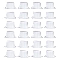 66625 24-Piece Plastic Toppers, White