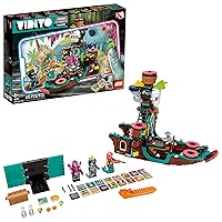 LEGO Unisex VIDIYO Punk Pirate Ship 43114 Building Kit Toy; Inspire Kids to Direct and Star in Their Own Music Videos; New 2021 (615 Pieces) Multicolor One Size One Size