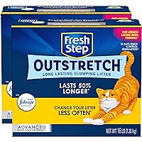 Outstretch, Clumping Cat Litter, Advanced, Extra Large, 32 Pounds total (2 Pack of 16lb Boxes)