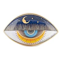 KARMA AND LUCK Nocturnal Peace - Evil Eye Ceramic Centerpiece Statue for House for Positive enegry. Ideal for Home and Office, for Home Decor