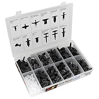 Performance Tool W5241 415pc Ford Trim Clip Assortment | Trim Clips for Doors, Bumpers, Paneling & More | Most Popular Sizes for Ford | Includes Case & Picture Insert for Quick Part Identification