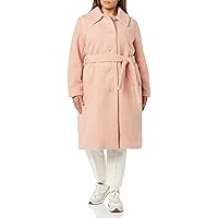 Amazon Essentials Women's Relaxed-Fit Recycled Polyester Sherpa Long Coat (Available in Plus Size) (Previously Amazon Aware)