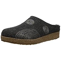 HAFLINGER Women's Gz Spirit Charcoal Clogs-and-Mules-Shoes