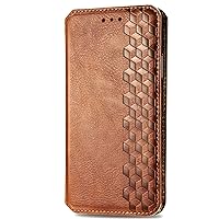 Wallet Case Compatible with Huawei Mate 30, Book Folding Protective Case with Kickstand Card Slot Magnetic Closure for Mate 30 (Brown)