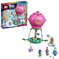 LEGO Trolls World Tour Poppy’s Hot Air Balloon Adventure 41252 Building Kit, an Ideal for Creative Play (250 Pieces)