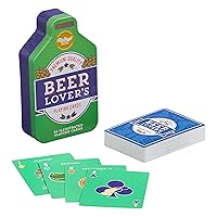 Ridley’s Beer Lover’s Deck of Playing Cards – 54 Beautifully Hand-Illustrated Beer Playing Cards – Includes a Durable Storage Tin for Easy Travel – Makes a Unique Gift Idea