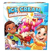 Goliath Ice Cream Meltdown Game - Be First to Get Your Treats on The Ice Cream Cone Before It Melts! Slime Game - Ages 4 and Up, 2+ Players