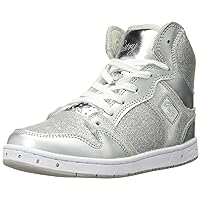 Pastry Youth Glam Pie Glitter Dance Sneakers, Silver, 13