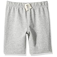 The Children's Place Boys And Toddler Solid French Terry Shorts, Heather Grey Single, 5T US