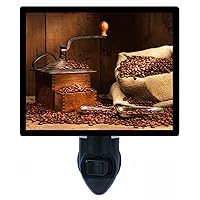 Night Light – アンティークコーヒーグラインダー – キッチン – Coffee Beans LED Night Light