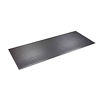 SuperMats Heavy Duty Equipment Mat 12GS Made in U.S.A. for Treadmills Ellipticals Rowing Machines Recumbent Bikes and Exercise Equipment (3-Feet x 7.5-Feet) (36