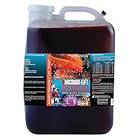 MICROBE-LIFT PL Pond Bacteria and Outdoor Water Garden Cleaner, Safe for Live Koi Fish, Plant Life, and Decor, 5 Gallons