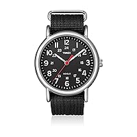 Timex Weekender Slip-Thru Watch - Black/Black