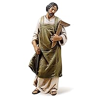 by Roman - St. Joseph The Worker Figure, Life of Christ, Renaissance Collection, 10.25