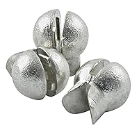 SOUTH BEND Non-Led Removeable Splitshots - Size 4, 16 Pack - Environmentally Friendly