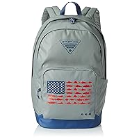Columbia Unisex PFG PHG Zigzag 22L Backpack, Titanium/Carbon/PFG Fish Flag, One Size