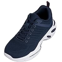CALTO Men's Invisible Height Increasing Elevator Shoes - Super Lightweight Sporty Sneakers - 2.6 Inches Taller