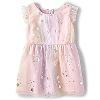 The Children's Place Baby One Size and Toddler Girls Short Sleeve Dressey Dresses