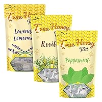 True Honey Tea Relax/Nighttime - Rooibos | Lavender Lemonade | Peppermint - Pack of 3