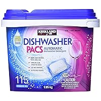 Easy to Use, Streak Free Premium Dishwasher Pacs, Automatic Dishwasher Detergent
