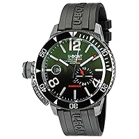 Men's Analog Quartz Watch with Stainless Steel Strap mid-39776, Black/White