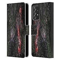 Head Case Designs Officially Licensed PLdesign Mossy Wood Bark Wood and Rust Prints Leather Book Wallet Case Cover Compatible with Samsung Galaxy A53 5G (2022)