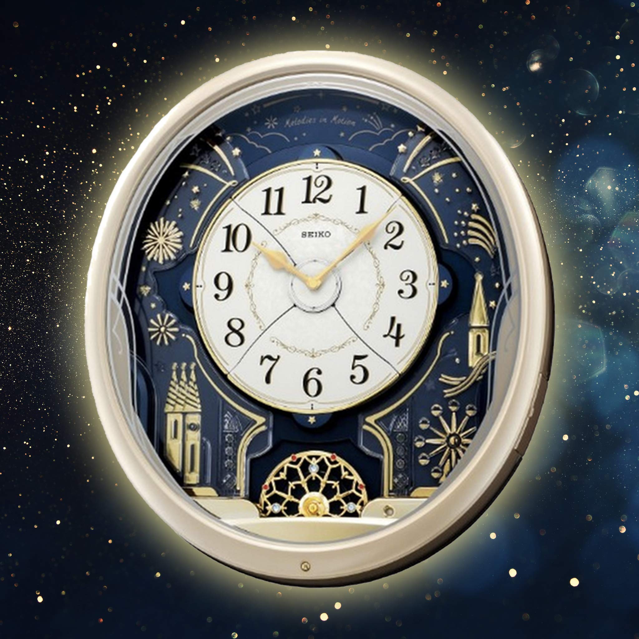 Mua SEIKO Melodies in Motion Wall Clock Wall Clock, Starry Night trên  Amazon Mỹ chính hãng 2023 | Giaonhan247