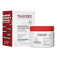 THAYERS Barrier Bestie Ultra Whip Face Cream, Moisturizer with Sugarcane Squalane and Ceramides, Skin Care for Dry to Very Dry Skin, 2.0 Oz