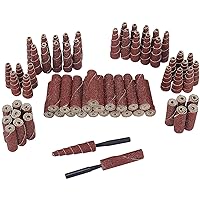 68Pcs Spiral and Cartridge Rolls Port and Polish Kit Assorted Grit, Mini Sanding Cone Engine Porting Assortment Kit with 1/4 inch Shank, Abrasive Head Porting Tools for Polishing, Rust Removal