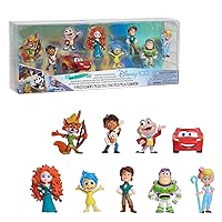 Disney100 Years of Spirited Adventures, Limited Edition 9-piece Figure Set, Kids Toys for Ages 3 Up by Just Play