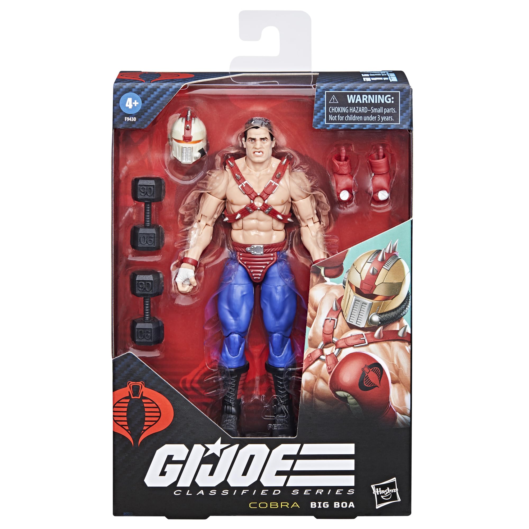 G.I. Joe Classified Series #114, Big Boa, Collectible 6-Inch Action Figure with 5 Accessories