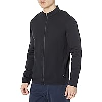 BOSS Men's Skiles Zip Up Cotton Sweatshirt