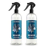 Linen and Room Spray Air Freshener, Made with Essential Oils, Plant-Derived and Other Thoughtfully Chosen Ingredients, Basil Blue Sage, 16 oz, 2 Pack