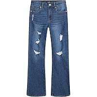 HUDSON Girls' Stretch Denim Jeans, Bell-Bottom Style Pants with Flared Legs