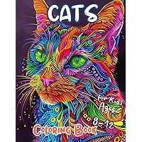 Cats Coloring Book for Kids Ages 8-12: Cute Coloring Pages for Boys and Girls for Stress Relief and Relaxation