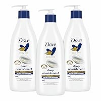 Body Love Moisturizing Body Lotion Intense Care Pack of 3 for Rough or Dry Skin Softens and Smoothes 13.5oz