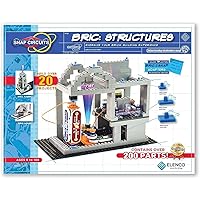 BRIC: Structures | Brick & Electronics Exploration Kit | Over 20 Stem & Brick Projects | Full Color Project Manual | 20 Parts | 75 BRIC-2-Snap Adapters | 140+ BRICs