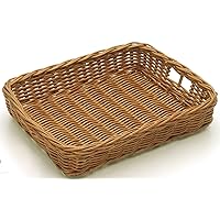 Takenosei 16824L No824 Rattan Basket, 18.1 x 15.7 inches (46 x 40 cm)
