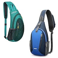 G4Free Small Cross Body Sling Backpack + RFID Sling Bag Crossbody Sling Backpack Men Women Hiking Outdoor