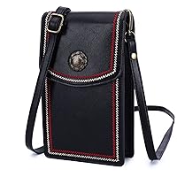 Pearl Angeli Small Crossbody Phone Bag RFID Women Wallet Cellphone Credit Card Purse with Adjustable Shoulder Strap