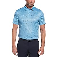 Men's Vacation Print Short Sleeve Golf Polo Shirt