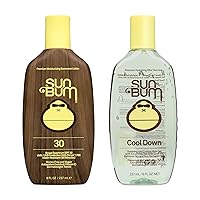 Sun Bum Original Sunscreen Lotion, SPF 30 and Cool Down Hydrating After Sun Gel