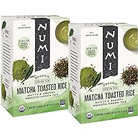 Numi Tea Matcha Toasted Rice Green Tea, 18 Bags - Pack of 2