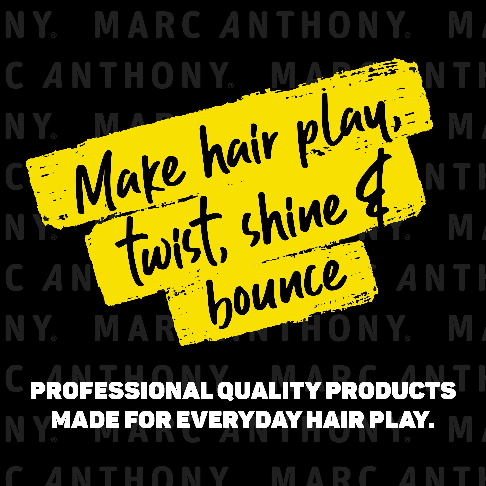 Marc Anthony Shampoo and Conditioner Gift Set, Grow Long Biotin - Anti-Frizz Deep Conditioner For Split Ends & Breakage - Vitamin E, Caffeine & Ginseng for Curly, Dry & Damaged Hair