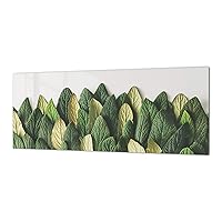 Modern glass splashback - Tempered kitchen glass panel Flowers&Plants Series BBS04C: