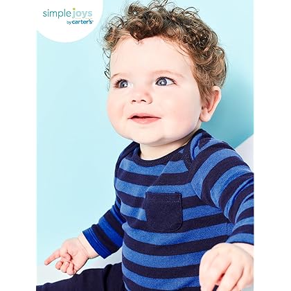 Simple Joys by Carter's Baby Boys' Cotton Pants, Pack of 4