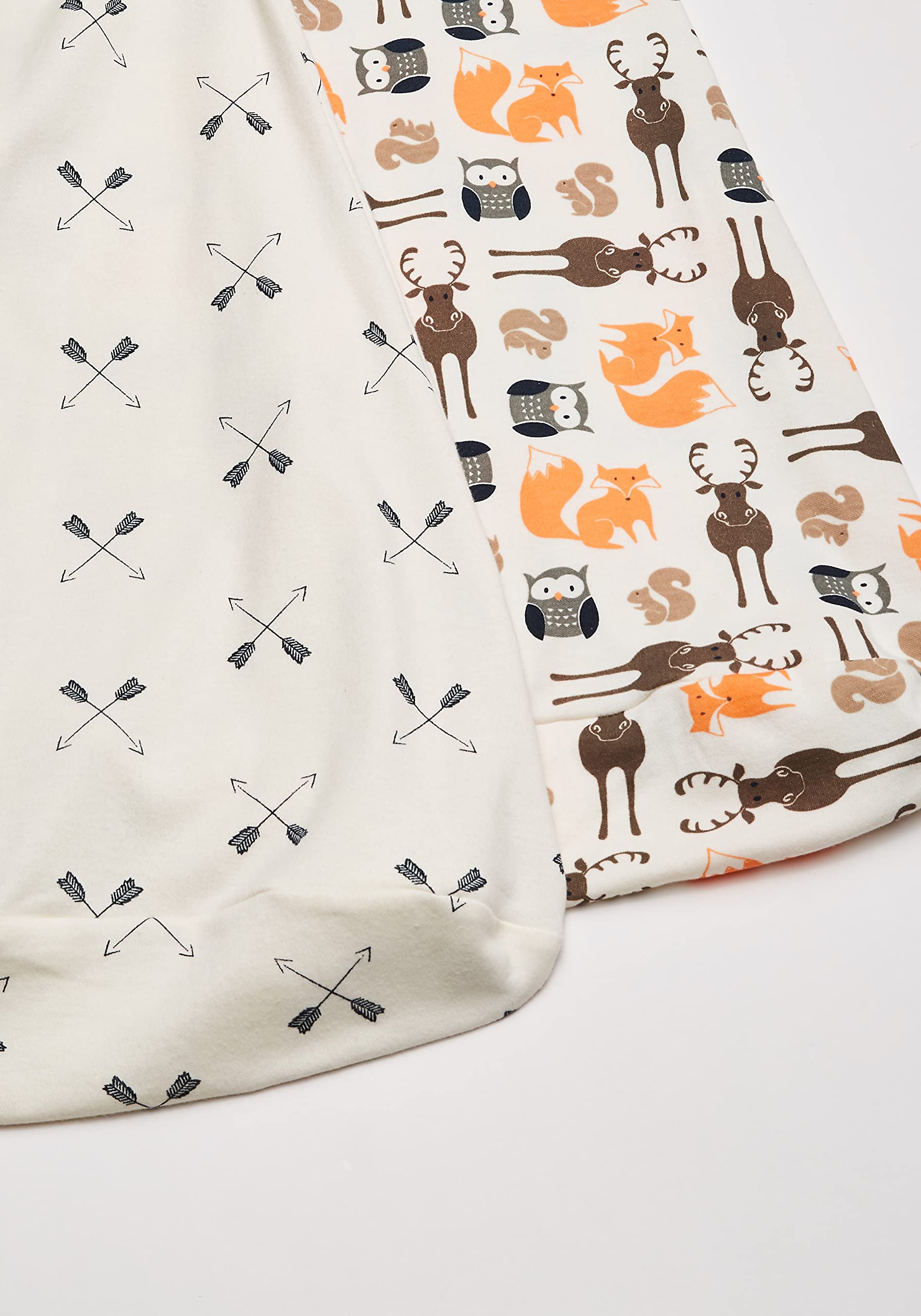 Hudson Baby Unisex Baby Cotton Long-Sleeve Wearable Sleeping Bag, Sack, Blanket